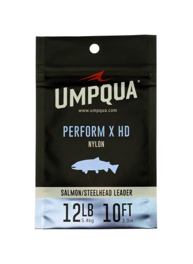 Umpqua Perform X HD Nylon 10ft/3m Salmon/Steelhead Leader | CLEAR